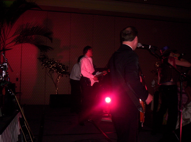 Back of Band on Stage